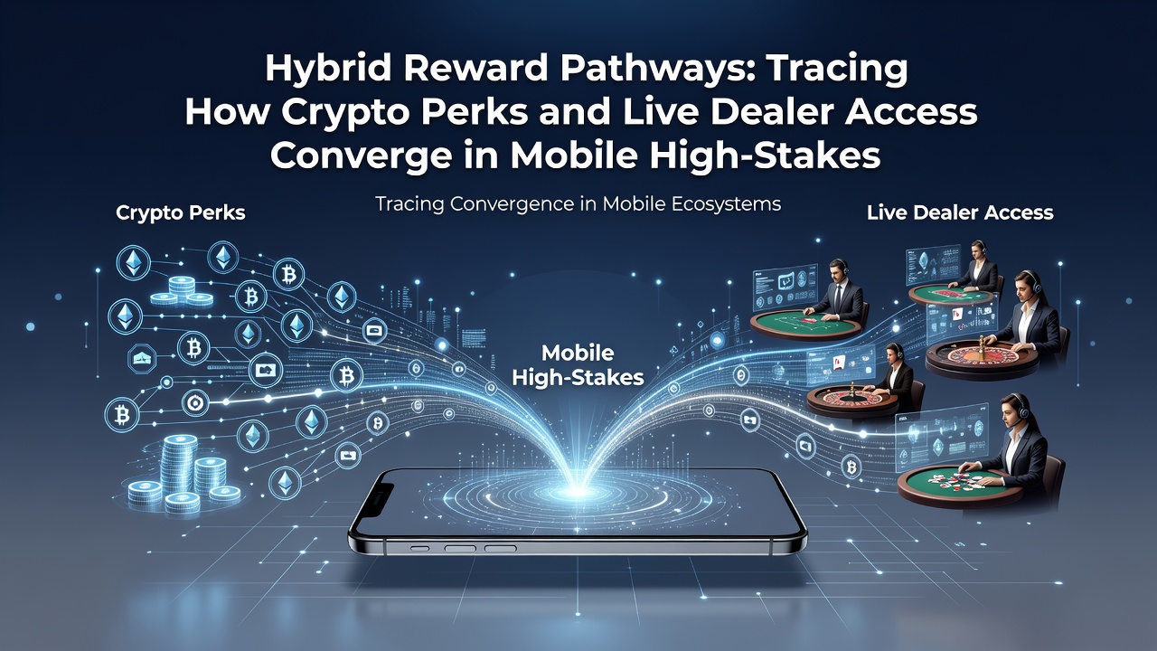 High-stakes live dealer table on a smartphone screen with crypto bonus indicators