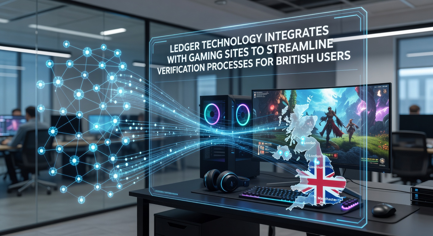 Ledger technology dashboard showing integrated verification on a UK gaming platform