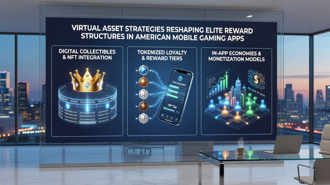 Chart showing adoption trends of virtual rewards in US mobile gaming apps